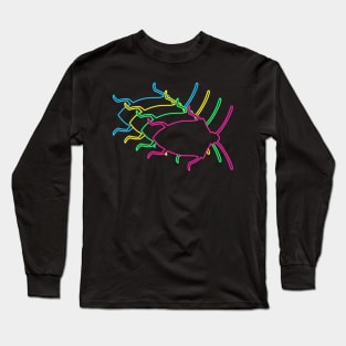 Bug 80s Neon Long Sleeve T-Shirt